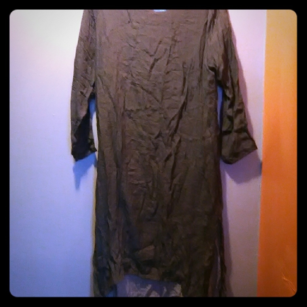 A brown dress
